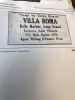 Agnes Wilding O'Connor proprietor of Villa Roma 1923