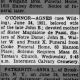 Obituary for AGNES O'CONNOR