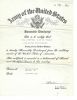 Paul Punturieri Army Honorable Discharge page 1